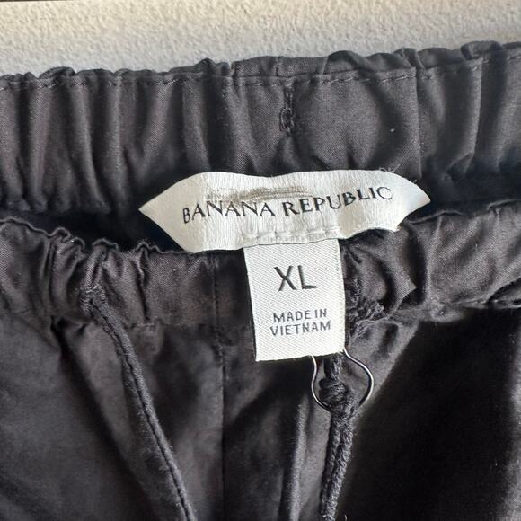 Banana Republic Cotton Poplin Pull On Pant Black XL 713483 - Picture 5 of 12